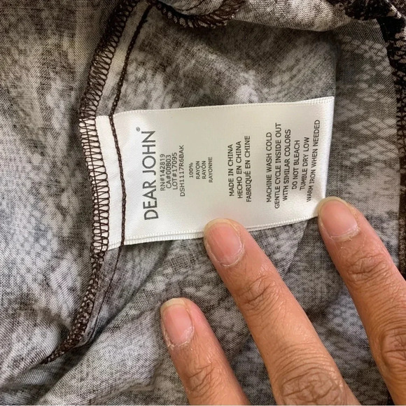 Y2K Babydoll Snake Print Gathered Front Buttoned Shirt Blouse Top Size Small - Picture 12 of 12